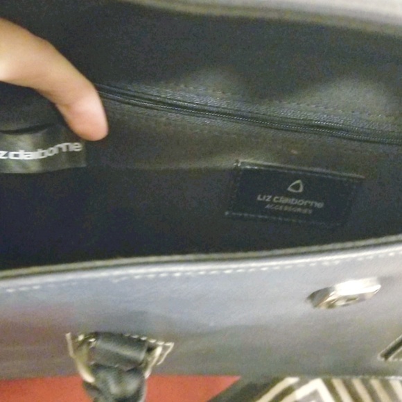 REDUCED❗️Vintage Navy Blue Liz Claiborne Bag - Picture 4 of 7